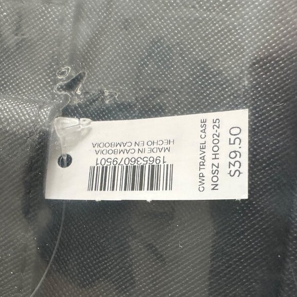 Chico's Travel Case Black NWT Zip Close Bag - Picture 3 of 7